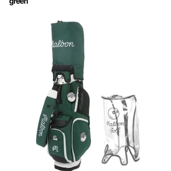 ถุงกอล์ฟ Malbon ผ้าไนลอนหนากันน้ํา Ultra-Light One-Shoulder Golf Bracket Bag Unisex - Image 3